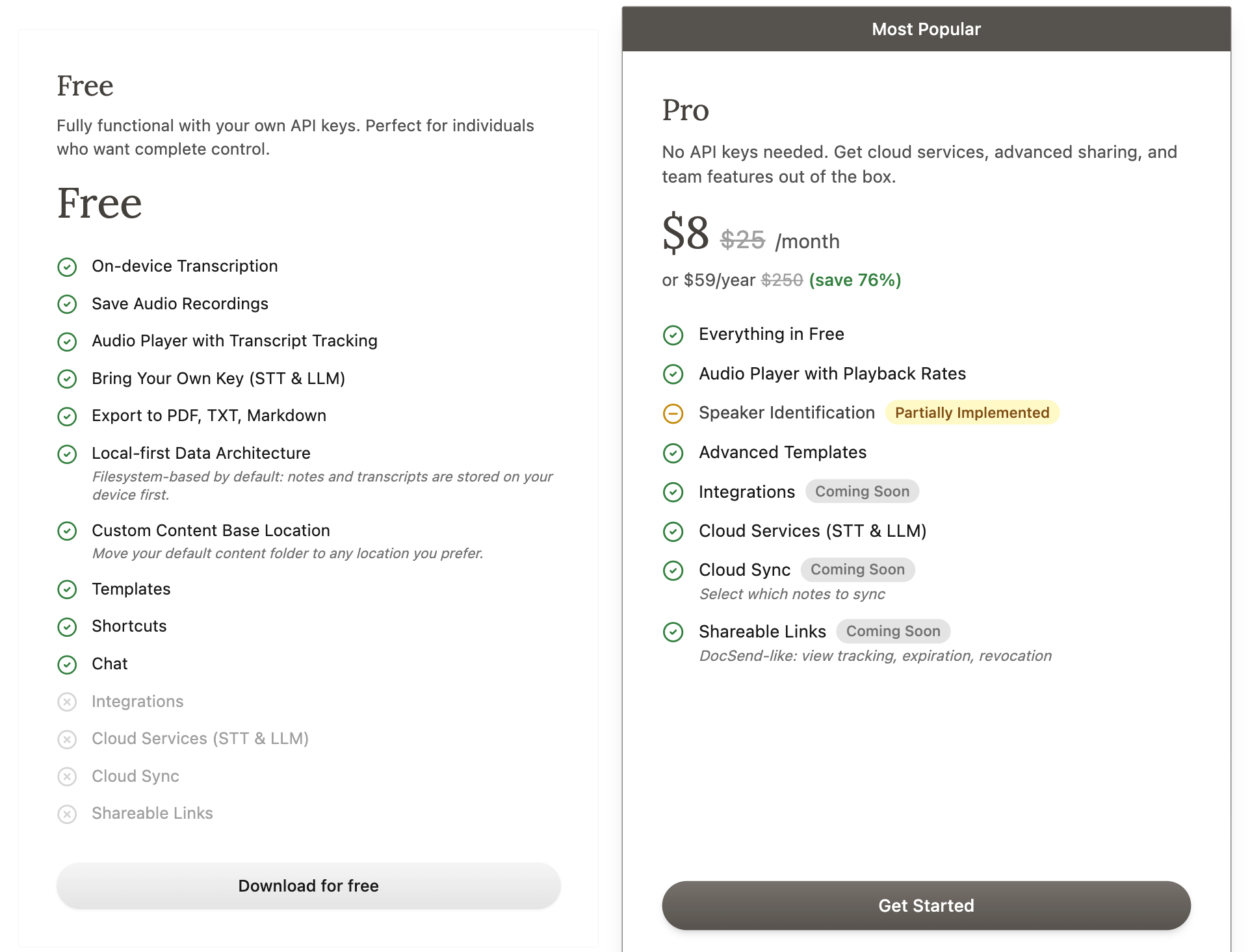 Anarlog pricing